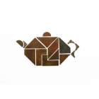 <b>圖案取自童叶庚著《益智圖》<br/ >Fifteen-piece tangram <i>(yizhi ban)</i> arrangement<br />from Tong Xiegeng’s <em>Enhancing intelligence diagrams (Yizhi tu)</em></b><br /><em>Yi Zhi Tang</em> Collection