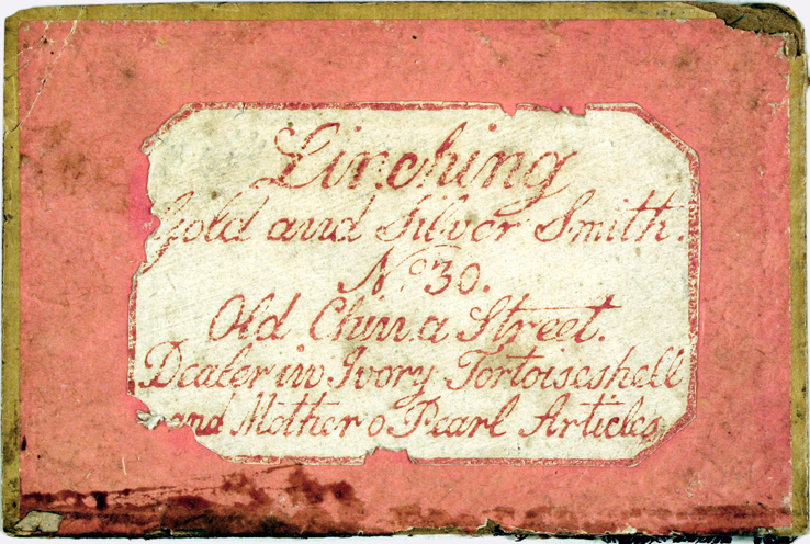 ivory puzzles shop label, Canton