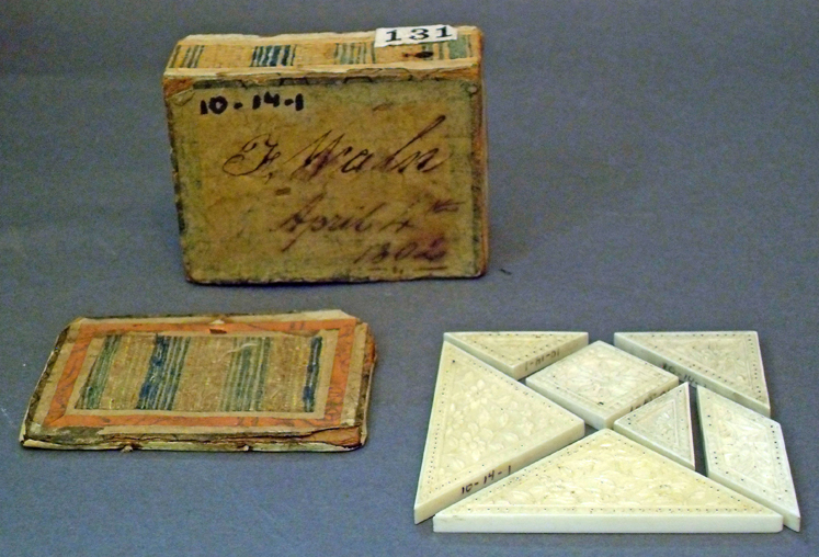 ivory tangram set from 1802