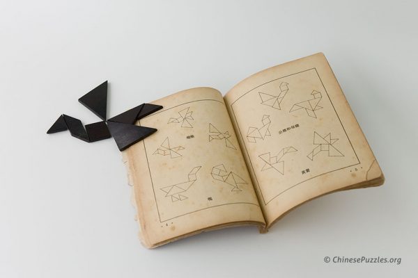 tangram book and bird