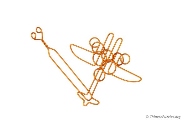 wire disentanglement airplane puzzle